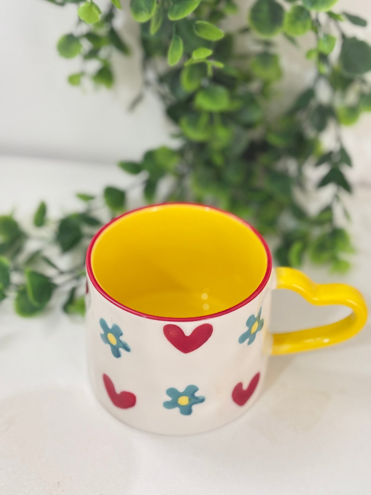 Groovy Heart Ceramic Mug