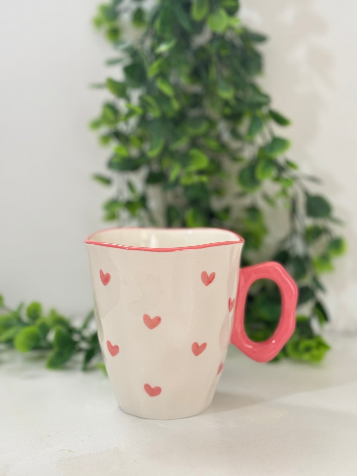 Cheerful Painted Ceramic Mugs