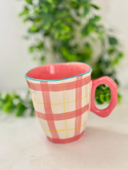 Cheerful Painted Ceramic Mugs