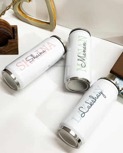 Customized Steel Coke Can with Straw 11 Oz