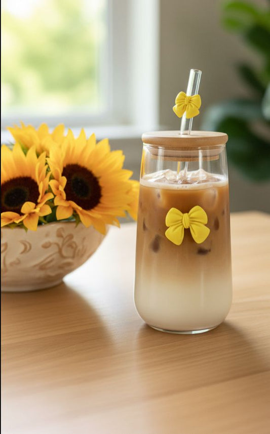 Yellow Glass Tumbler