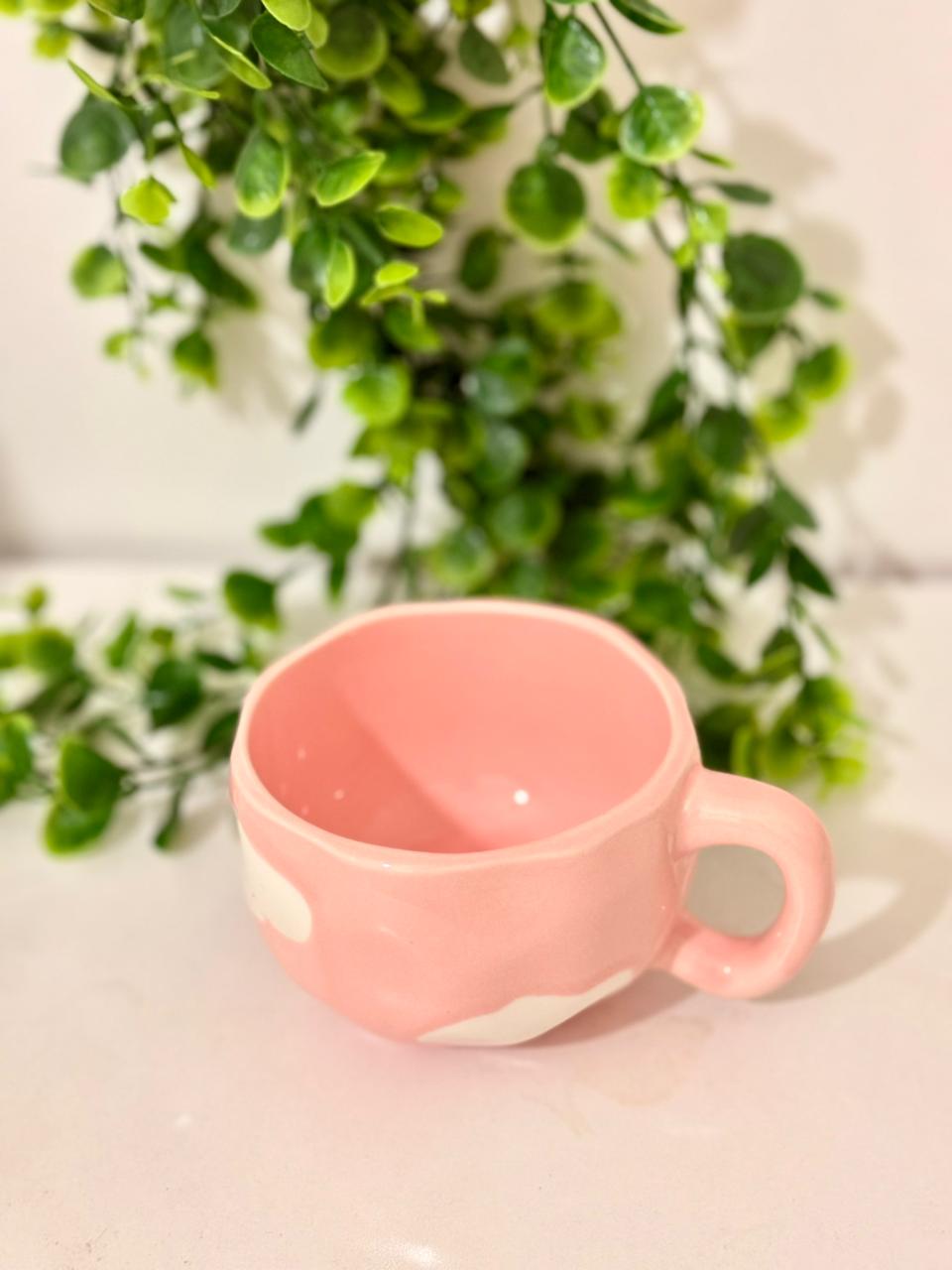 Pink Cloudy Mug