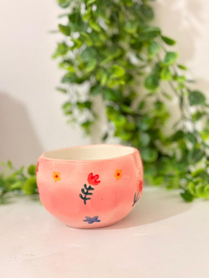 Flower Hand Painted Mug