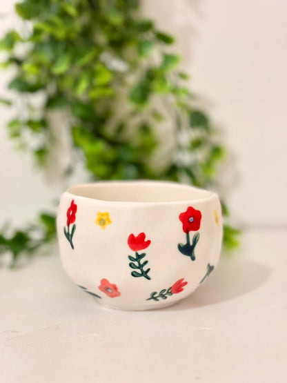 Flower Hand Painted Mug