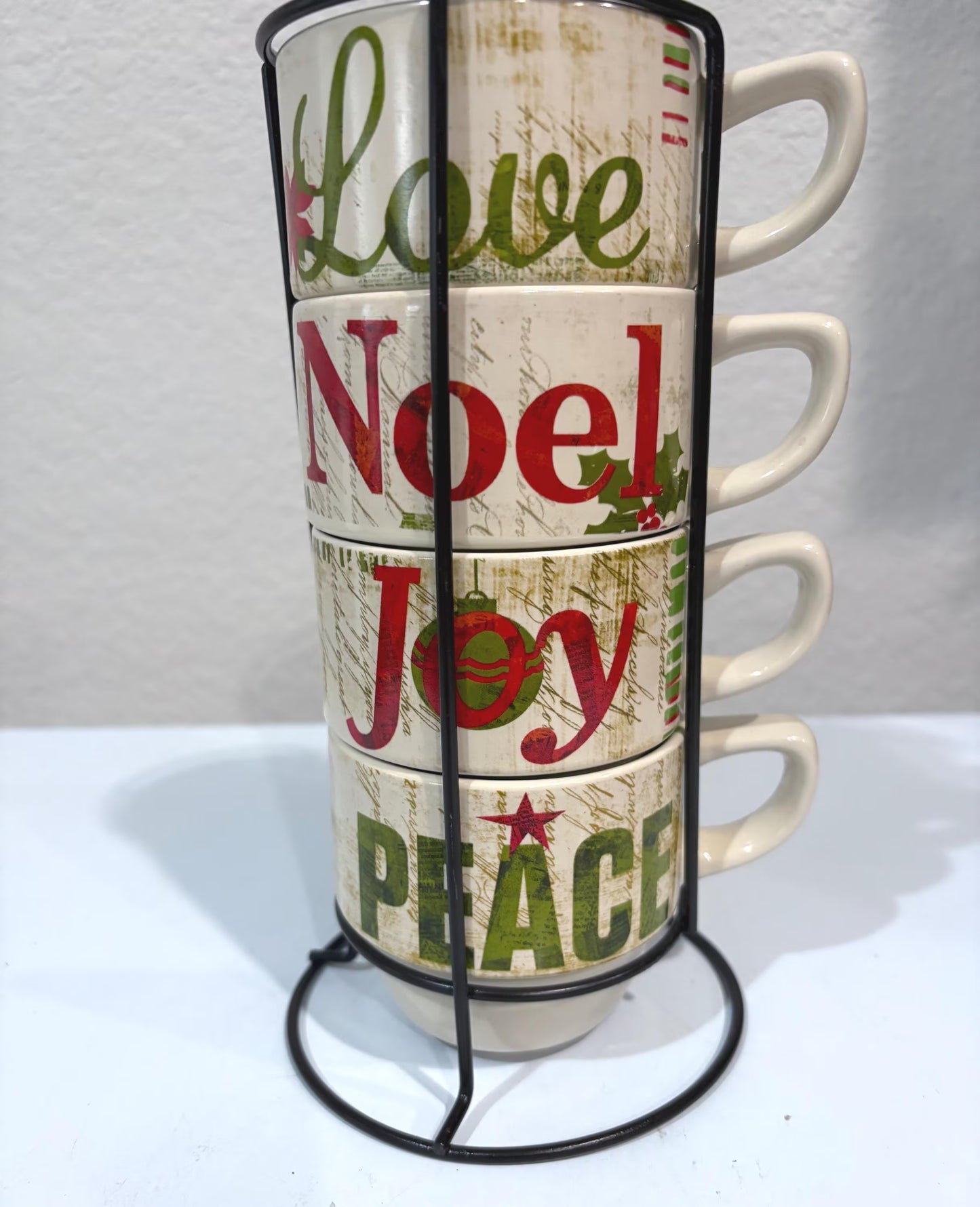 Customized Stackable Ceramic Coffee Mugs